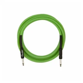 Fender Professional Series Glow in the Dark Cable, Green, 10'