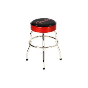 Fender® Barstool, Black and Red, 24inch