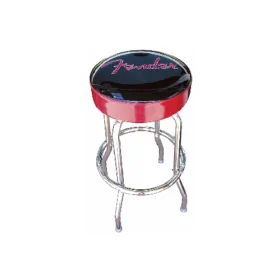 Fender® Barstool, Black and Red, 30inch
