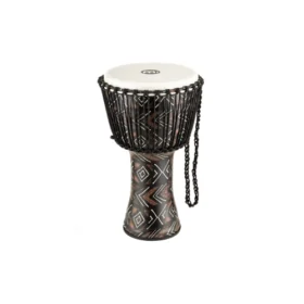 PADJ6-L-F 12inch Synthetic Djembe, Synthetic Head (Patented), Kanga Sarong
