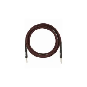 Fender Professional Series Instrument Cables, 10', Red Tweed