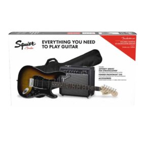 Squire Affinity Stratocaster® HSS Pack Brown Sunburst