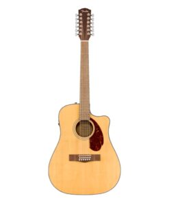 Fender CD-140SCE 12-String Natural With Hard Case