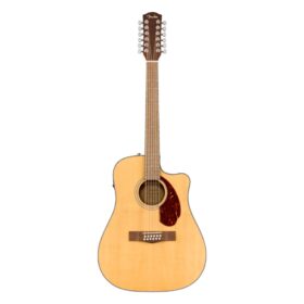 Fender CD-140SCE 12-String Natural With Hard Case