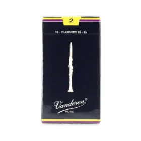 Vandoren CR102 TRADITIONAL BB CLARINET REEDS Size 2