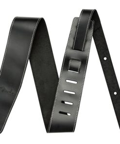 Fender BROKEN-IN LTHR STRP BLK 2.5"