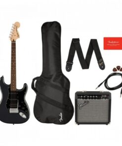 Squire Affinity Stratocaster® HSS Pack Charcoal Frost Metallic
