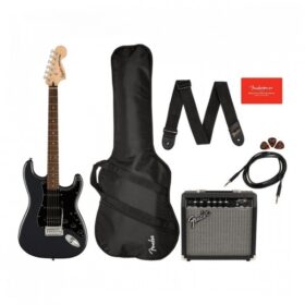 Squire Affinity Stratocaster® HSS Pack Charcoal Frost Metallic