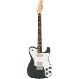 Squire Affinity Telecaster® Deluxe White Pickguard, Charcoal Frost Metallic
