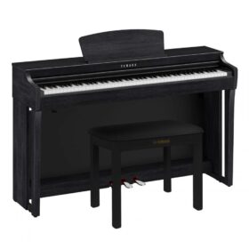 YAMAHA CLP-725B DIGITAL PIANO BLACK WITH BENCH