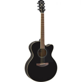 YAMAHA CPX600 BLACK ACOUSTIC GUITAR