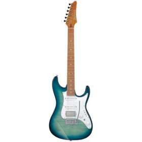 Ibanez Standard AZ22S1F Transparent Turquoise Burst