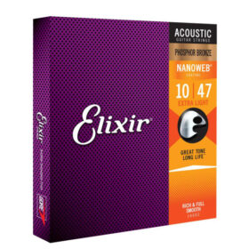 Elixir Acoustic Phosphor Bronze Nanoweb Extra Light